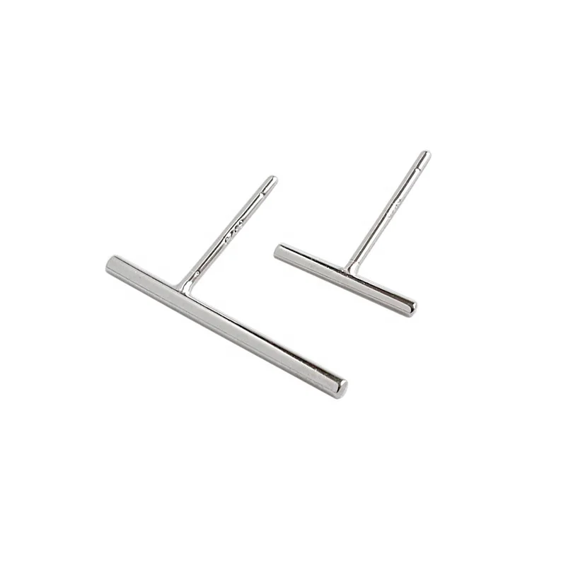 

FSE226 earring jewelry sterling silver 925 bar charm cute korean style earring stud