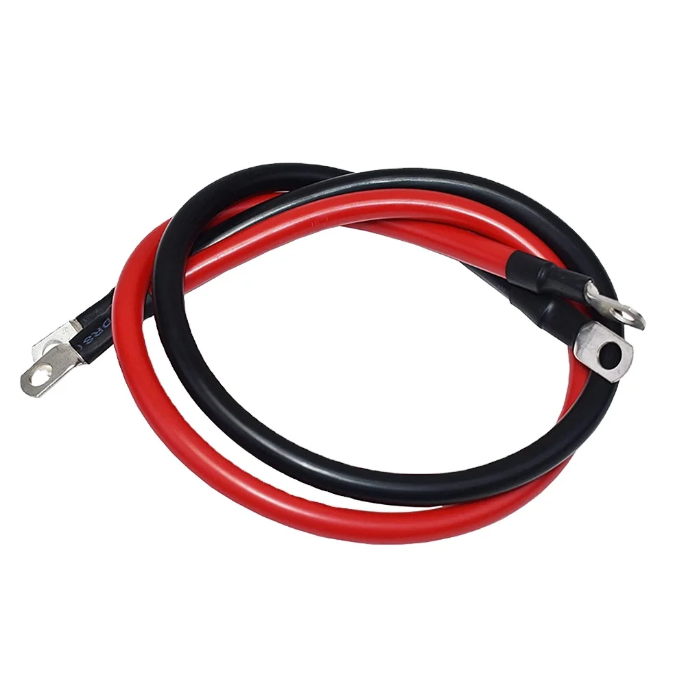 Car Solar 16mm2 5 Awg 20in Marine Grade Battery Cables Power Panel ...