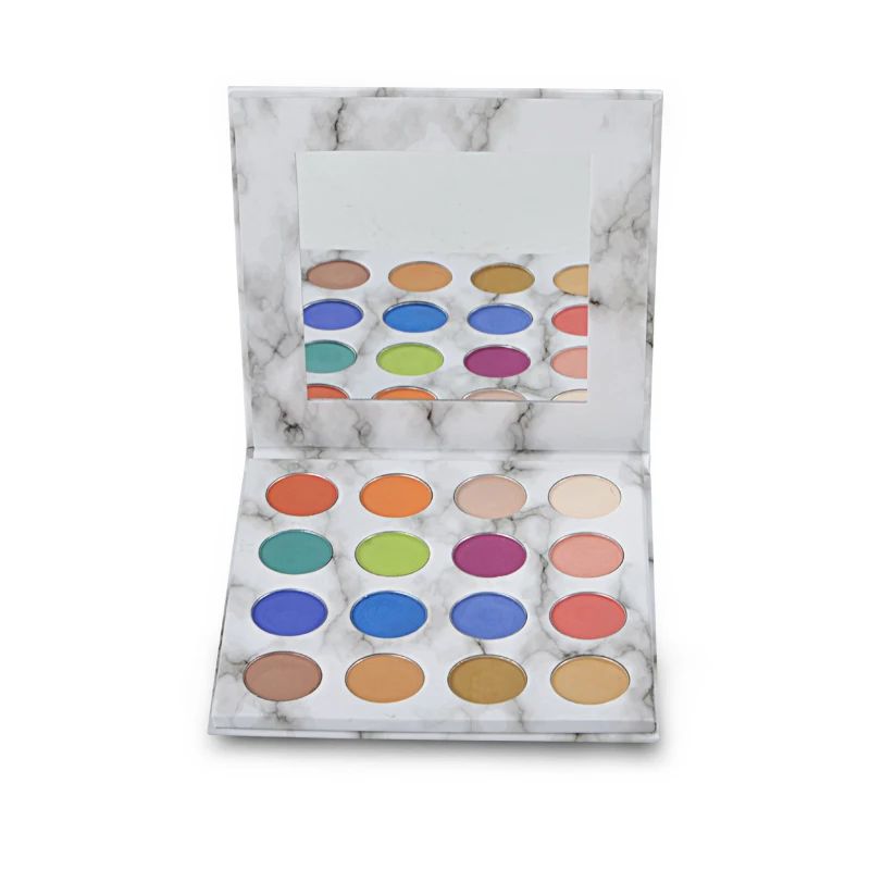 

Hot Selling 16 Colors DIY Pigmented Custom Pallet Empty Eyeshadow Palette