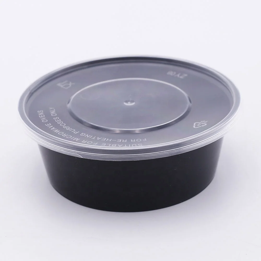 

pp take away packing transparent round microwave safe mini small disposable pp plastic round container with lids