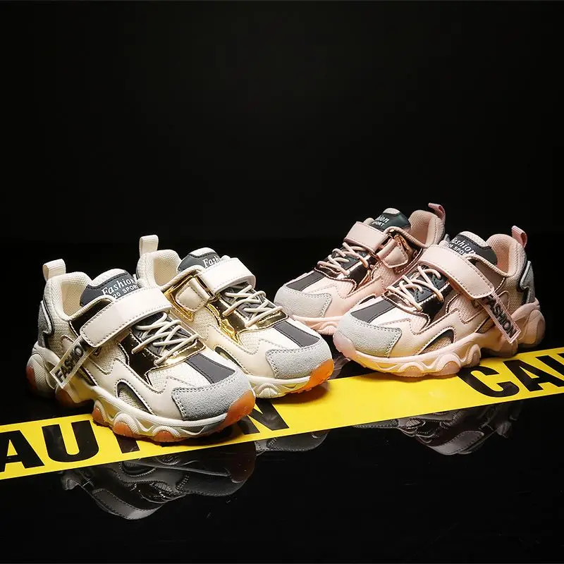 

2021 Autumn Kids Sport Shoes Students Breathable Mesh children's sports shoes Girls Sneakers Light Shoes Boys