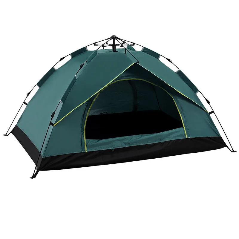 

Custom Light 2-4 Person Automatic Outdoor Trekking Camping Family Resort Sleepover Beach Easy Pop Up Tent