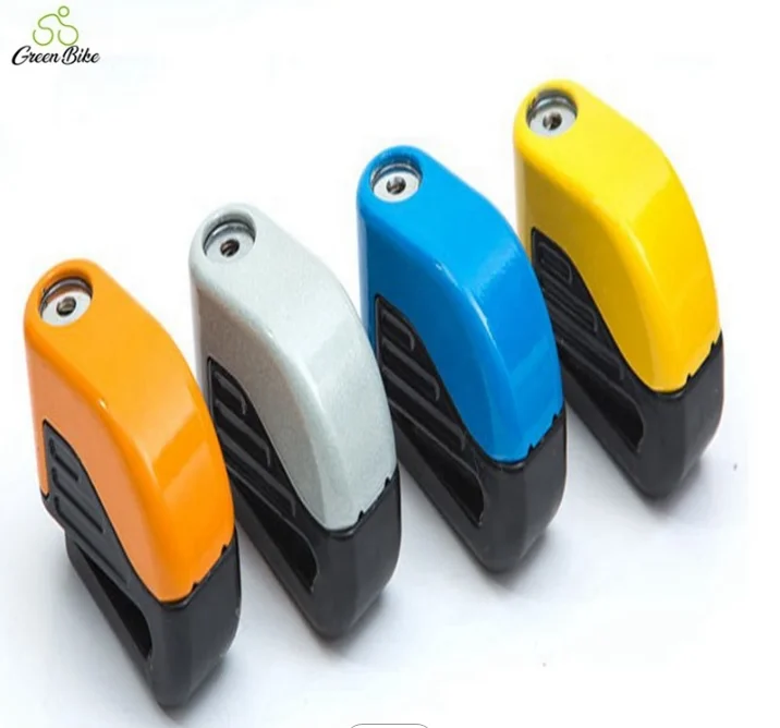 

Alarm Portable Lock Mountain Bike Anti-theft Bike Lock, Gray/ blue/ orange/ yellow