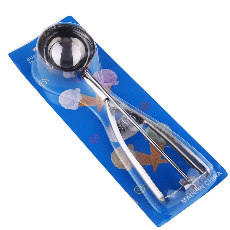

Promotional high quality custom logo ice cream spoon stainless steel