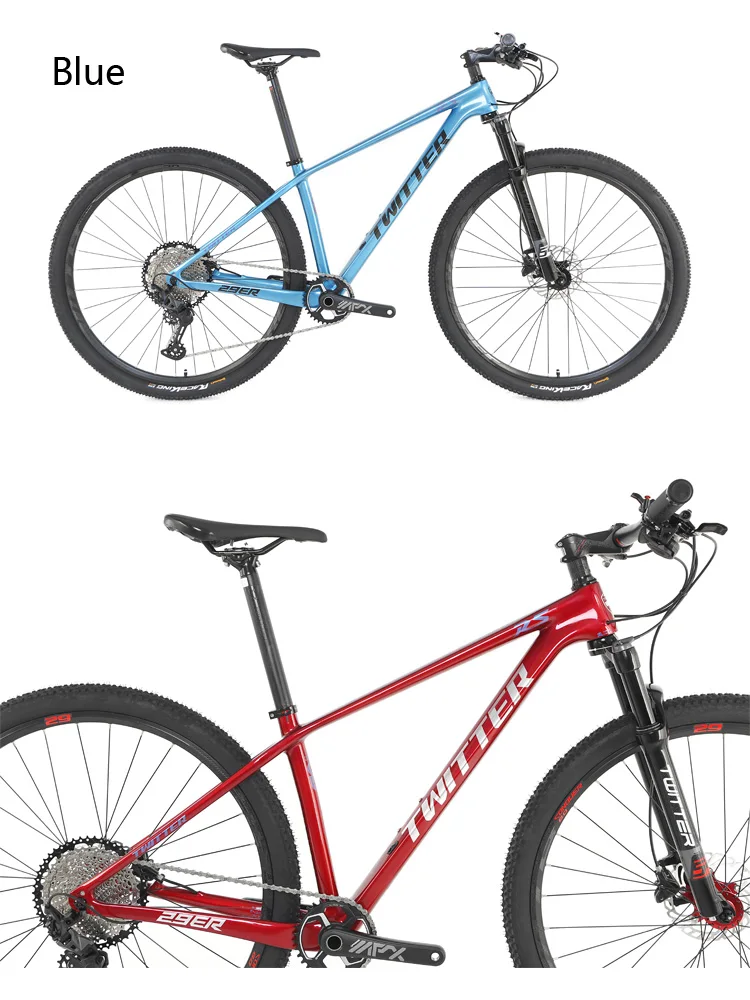 Adult variable speed  M7100-12S high modulus carbon frame disk brake mountain bike bicycle