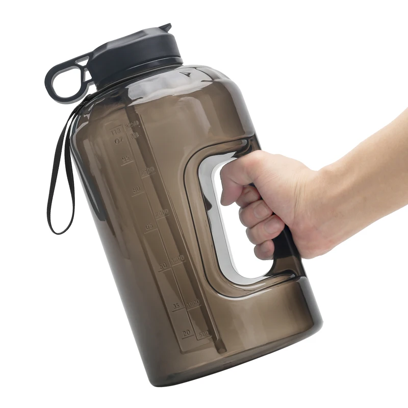 

128oz 3.78L Plastic Sport BPA FREE Large Capacity Free Sample Portable Water Bottle for Fitness