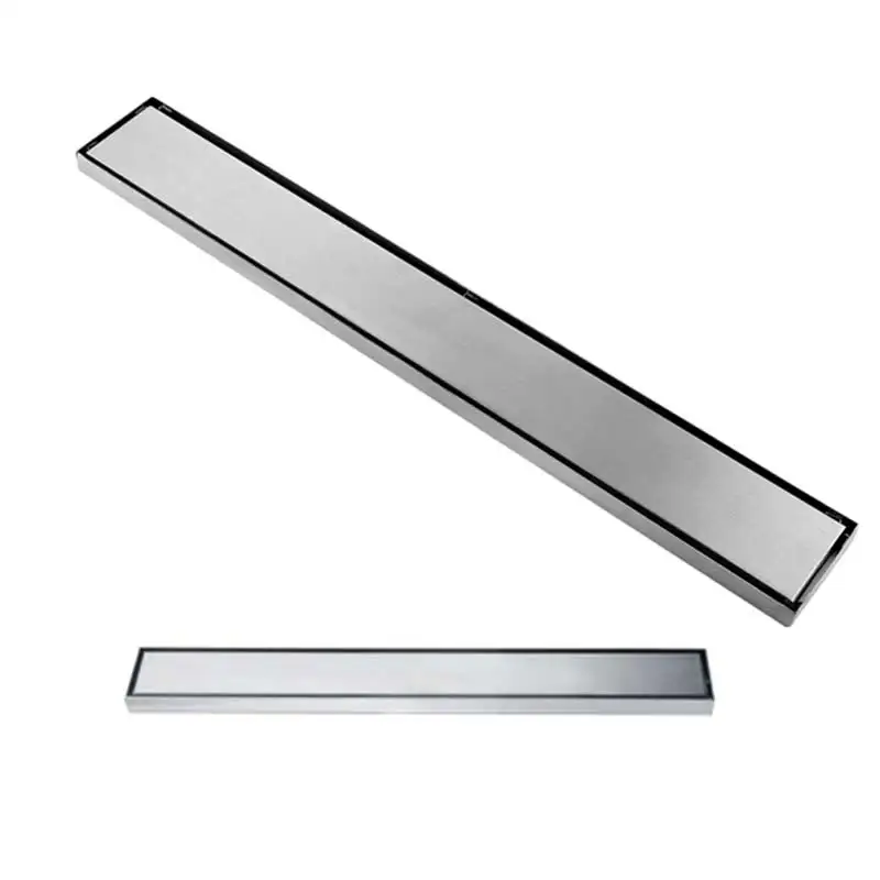 

HOT SALES Stainless Steel Shower Linear Drain Tempered Glass Floor Drain