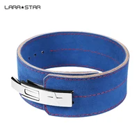 

Top Selling Comfortable Durable Genuine Leather Adjustable Weight Lifting Lever Belt 10cm With Steel Buckle For Gym Workouts