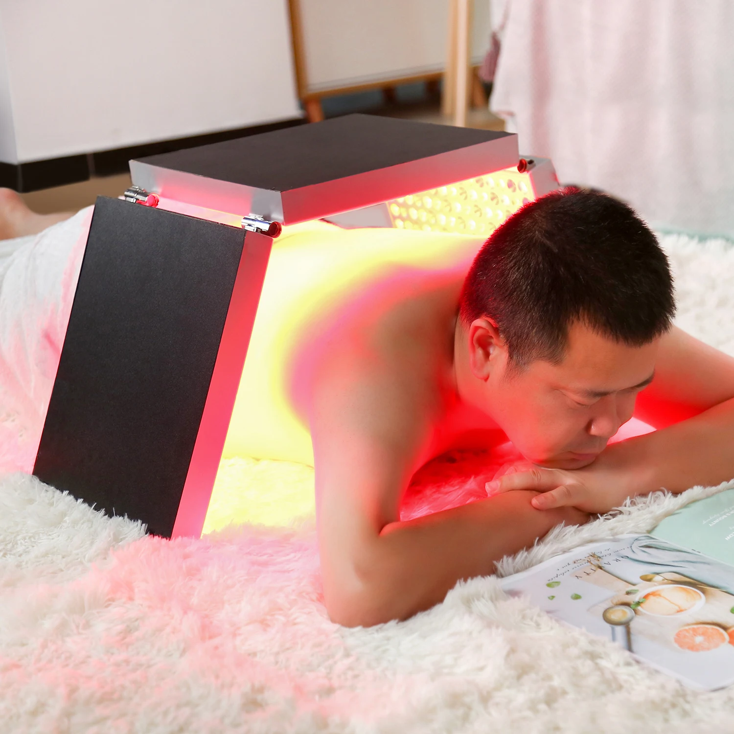 

Kinreen infrared lamp 850nm red light therapy device red 660nm led therapy light