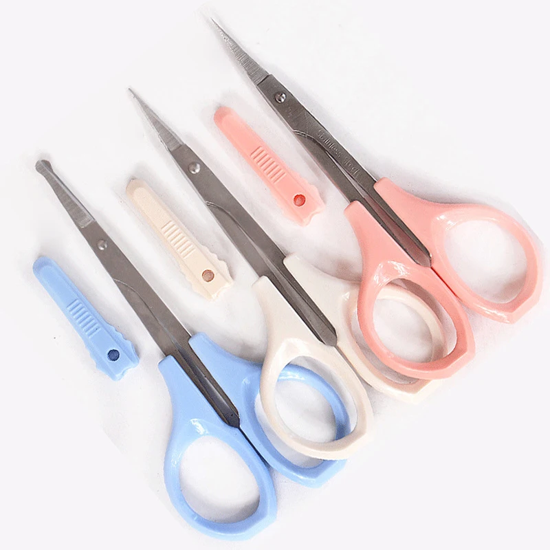 

Eyebrow trimming scissors eyeborw tweezer scissors Mini Beauty makeup eyelash scissors, Customized