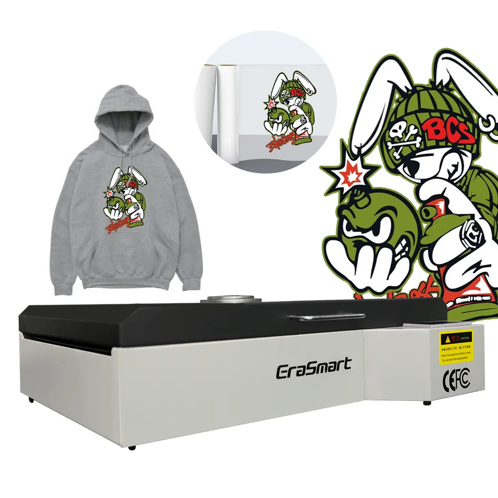 

Roll to Roll DTF Inkjet Printer Impresora A3 DTF PET T Shirt Cloth Sticker Garment Printing Machine