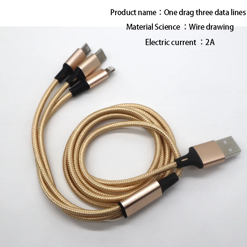 Best selling fast charging 3 in 1 retractable usb type-c travel usb cable - ANKUX.COM