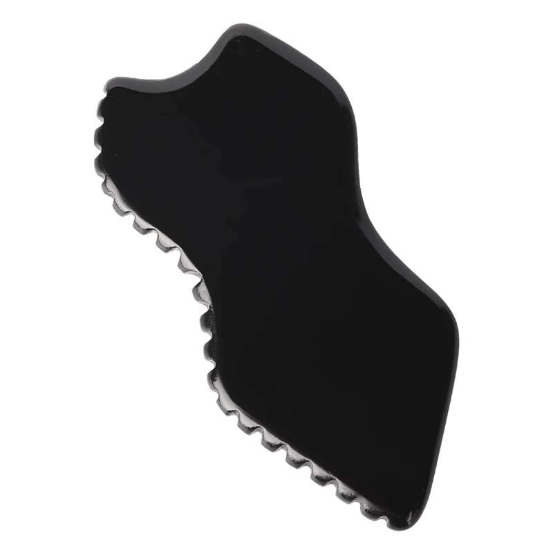 

Advanced Black Bian Stone Jade Gua Sha For Eliminate Double Chins