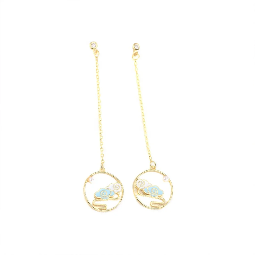 

Wholesale Multicolor Fashion Beautiful China 18K Gold Plated Jewelry Earring