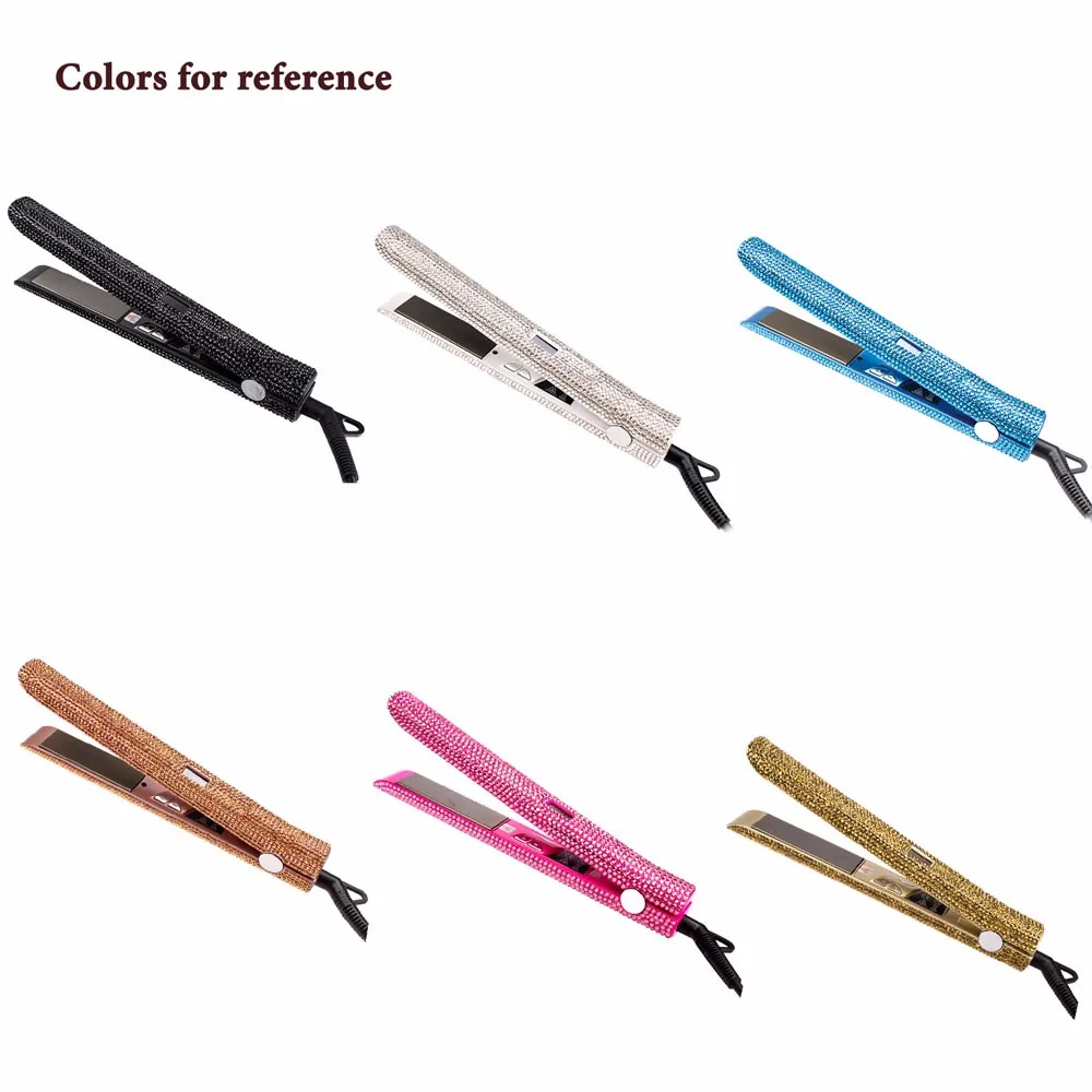 

Hair Extensions Equipment Keratin Titanium Plate Bling Flat Iron, Customized