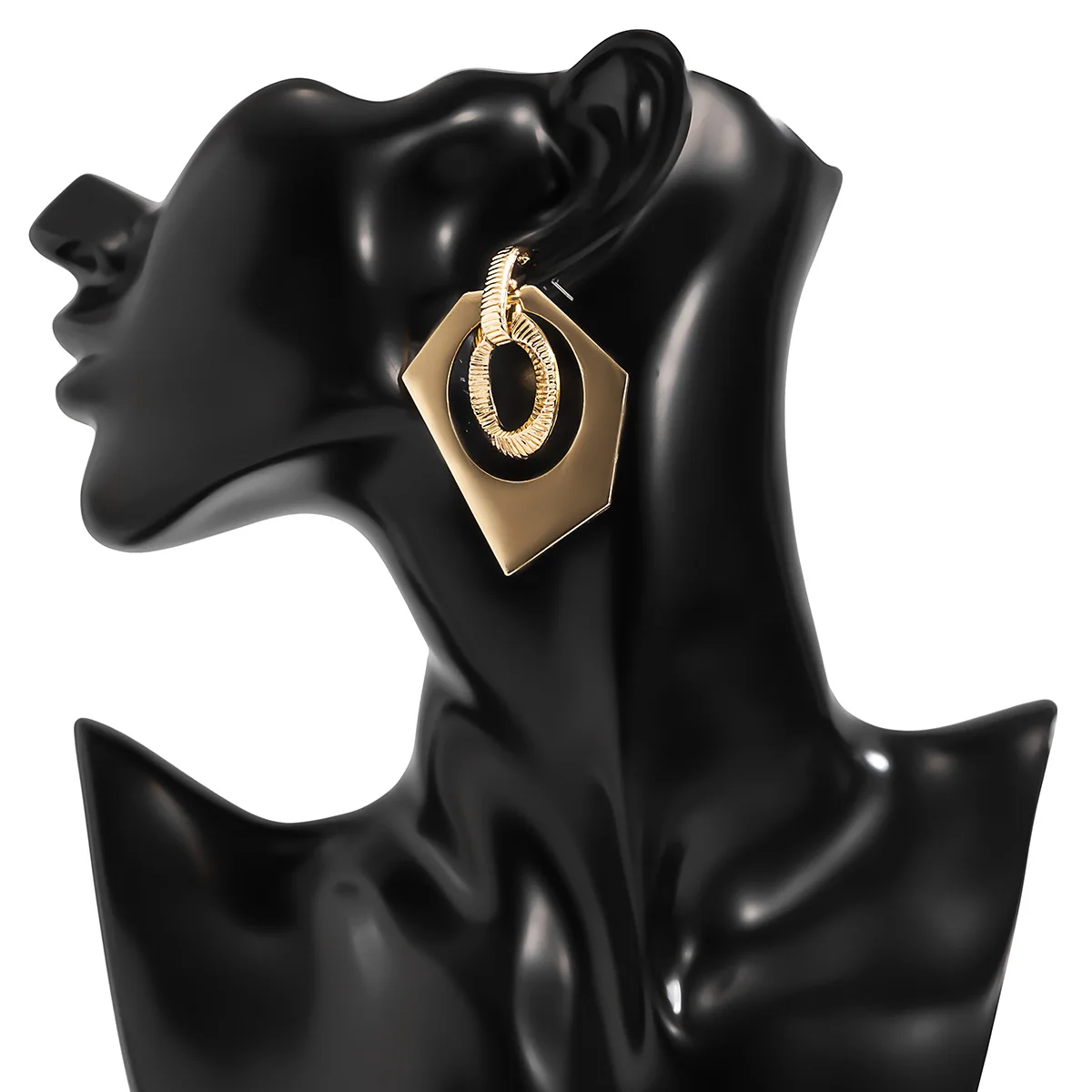 

free shipping wholesale earring woman fashion accessories gold round hoop earrings stainless steel earrings jewelry