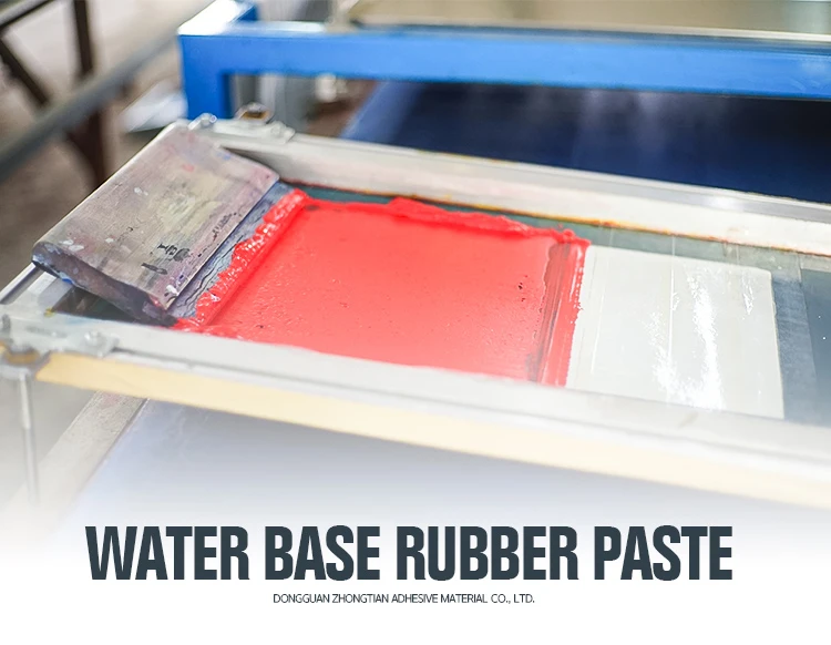 water feeling waterproof nylon rubber paste for screen printing