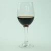 Machine made 10 oz regular white wine glass with solid stem