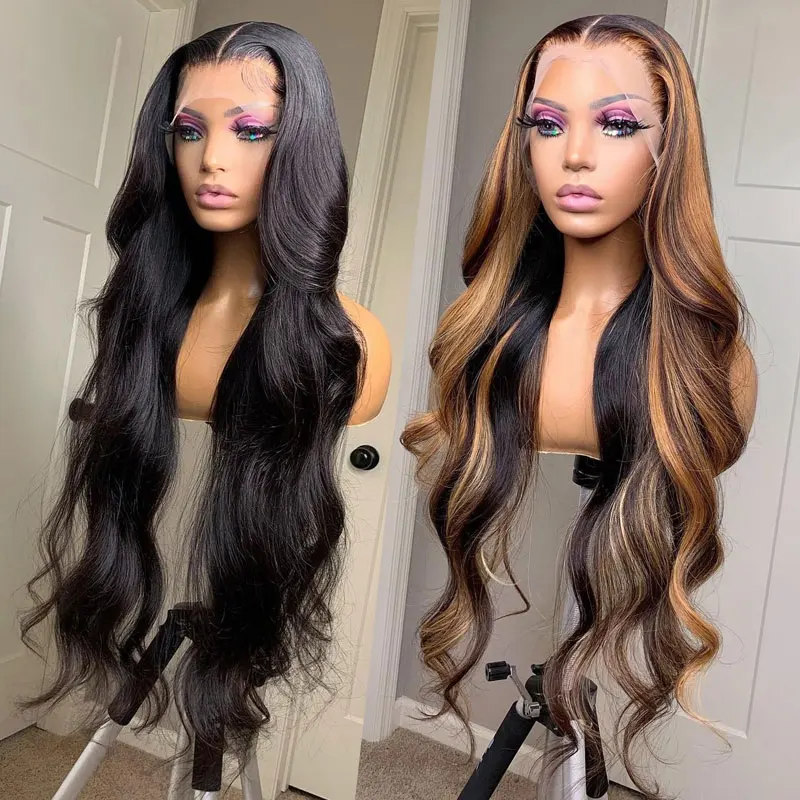 

straight body wave cuticle aligned transparent hd lace vietnamese wigs human hair lace front brazilian human hair blend