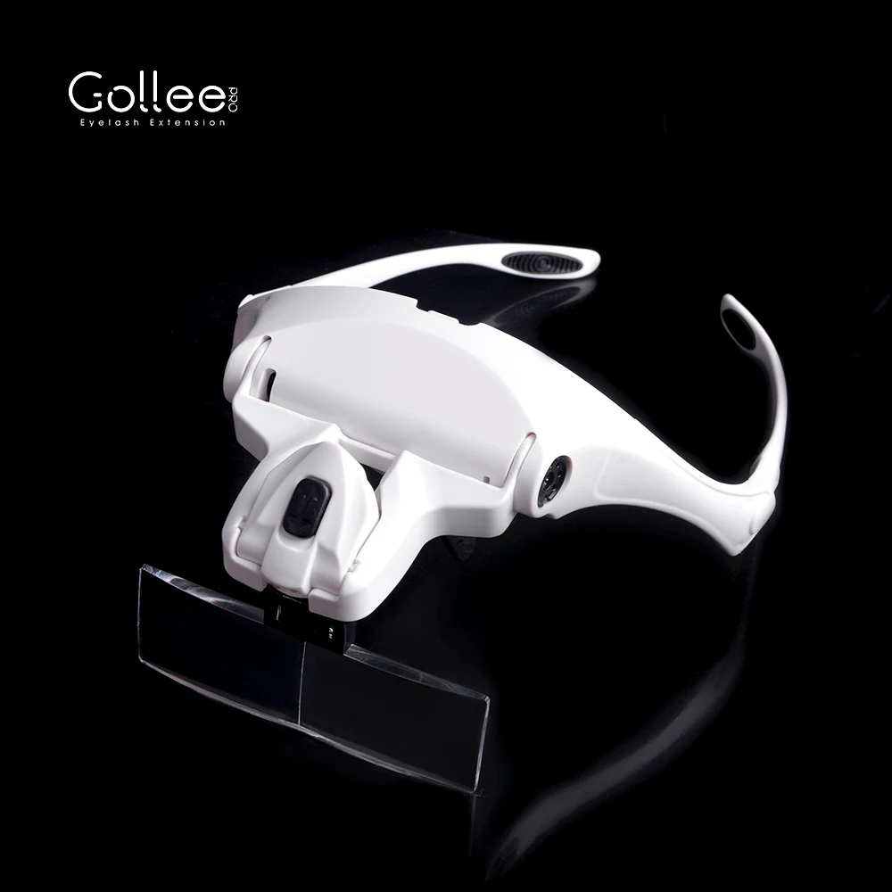 

Makeup Tattoo Magnifier With LED Lamp Magnifying Glasses For Lash Extension, White