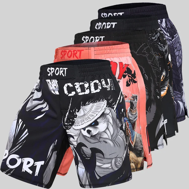 

Cody Lundin jiujitsu fight shorts custom mens compression wrestling shorts