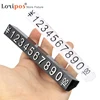 X-Large Combined Price Tag Dollar Euro Snap Number Digit Cubes Stick Clothes Phone Laptop Jewelry Showcase Counter Display Sign