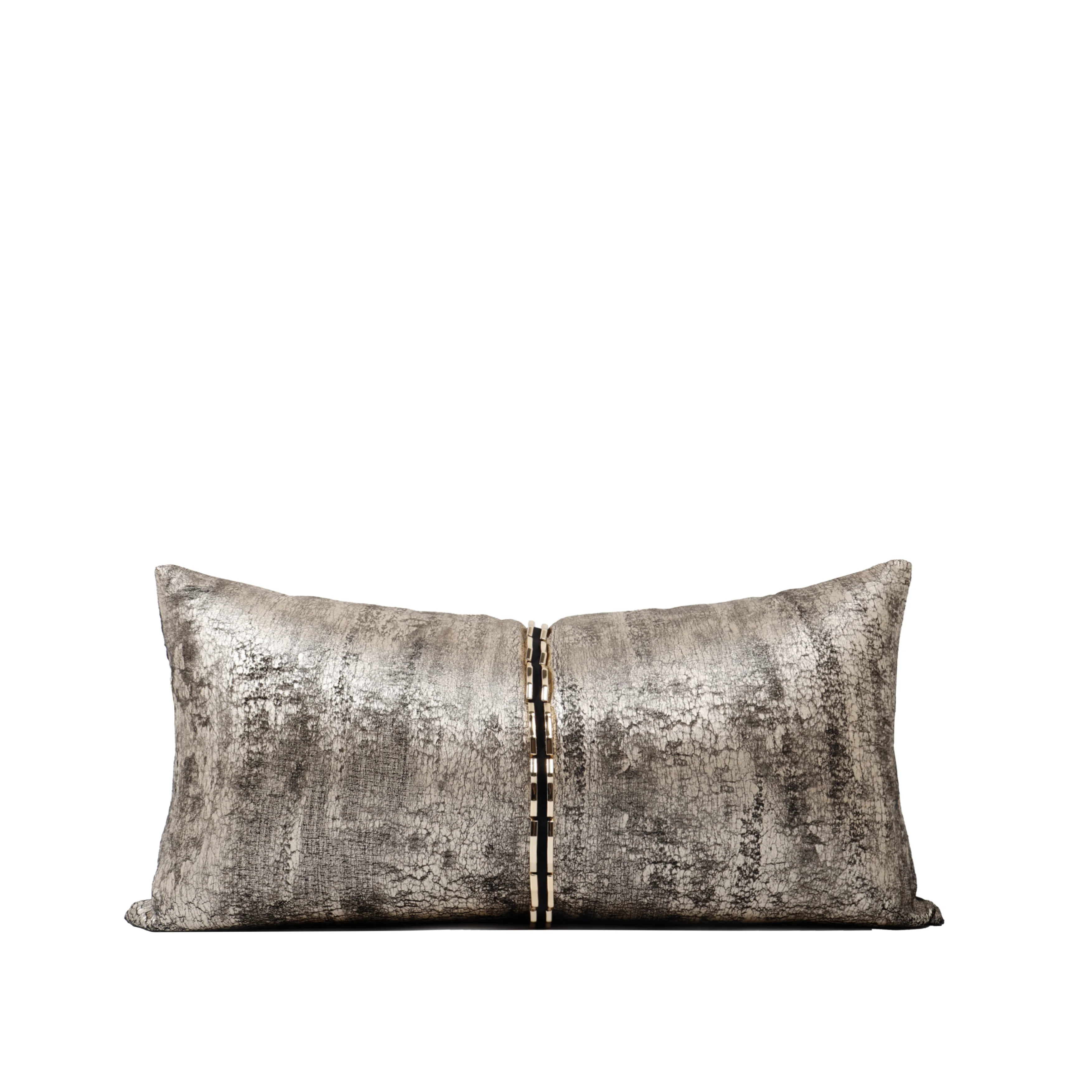 TIFFHOME 60*30cm Gold Waist Pillow Hot Stamping Textured Home Textiles Decorative Couch Throw Pillow Covers for Hotel Use