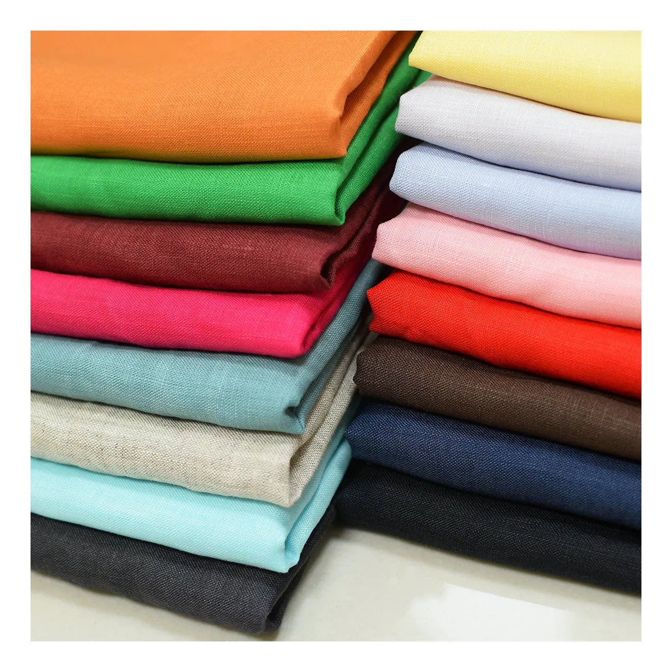 
wash Flax Linen fabric multicolor choose  (60806291693)