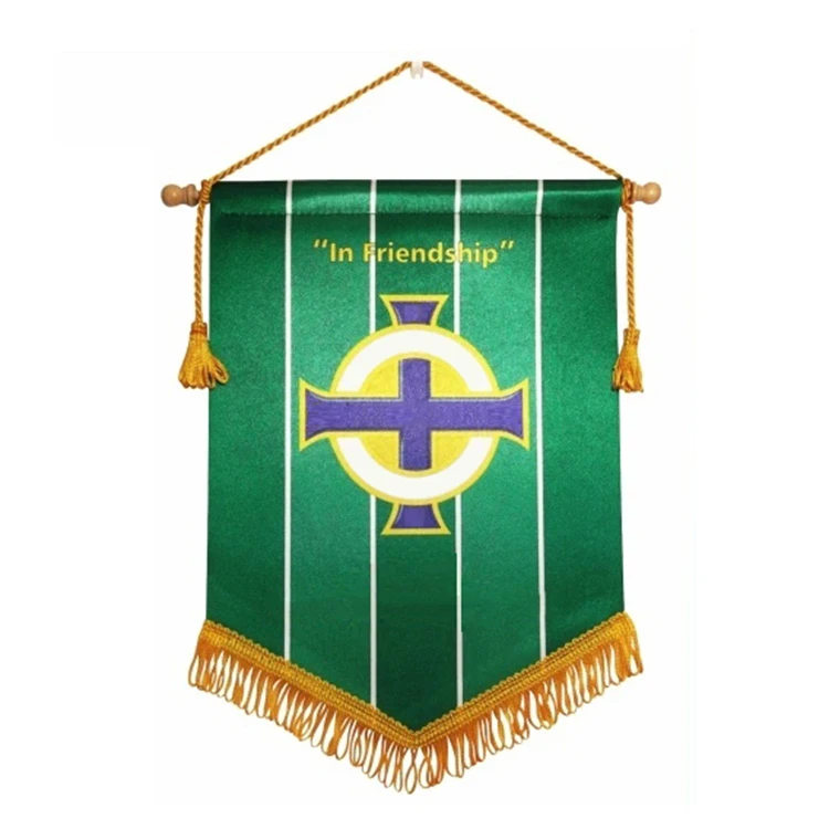 Customize Football Club Exchange Flag Soccer Pennant Buy Mini Flag