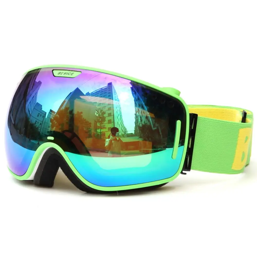 

Ski Goggle Anti-fog Sand-proof Mountaineering Snow Goggles Men and women same glasses Spherical Sports Eyewear, 9 colors optional
