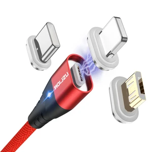 USLION 3A Fast Charging Magnetic USB Cable iPhone & Micro USB