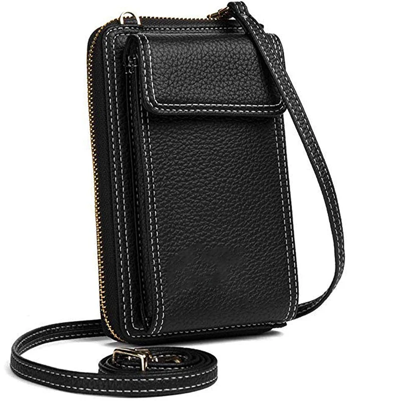 

BSCI Factory Small Cute Vegan Leather Mobile Bag Crossbody Women Mobile Phone Purse Wallet Bag with Shoulder Strap