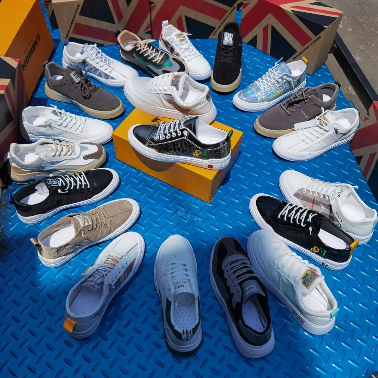 

MD678 mixed men sneakers cheap used shoes stock
