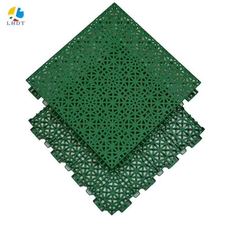 

Backyard decking carpets interlocking plastic flooring tiles outdoor sports floor, 12 colors