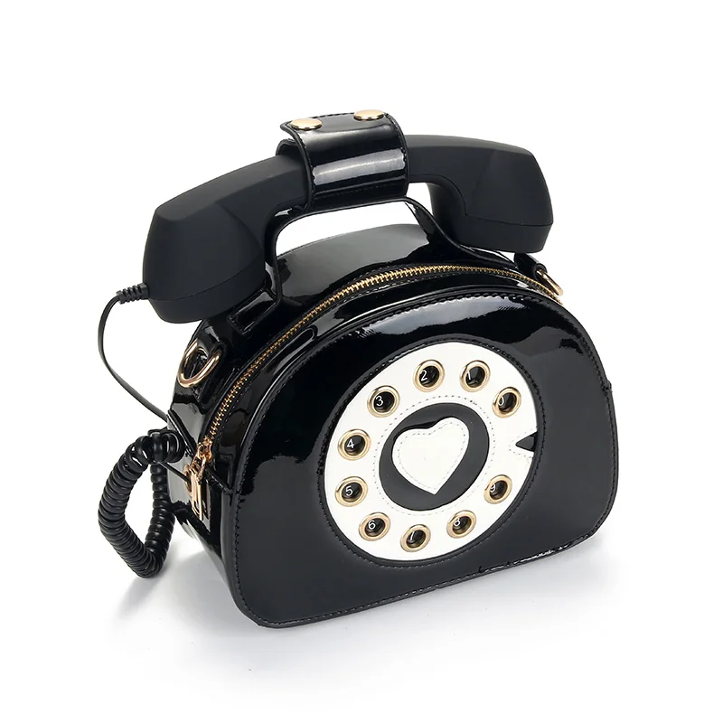 

Wholesale New Arrivals Telephone Shape Stylish Cute Purse Handbags for Women
