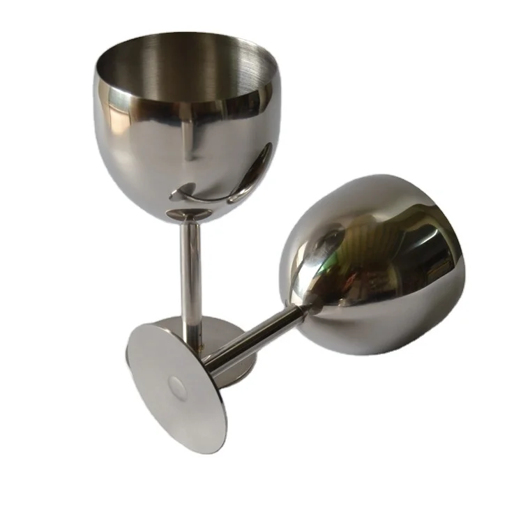 

18/8 Stainless Steel Wine Beer Cup Red Wine Goblet Tumbler