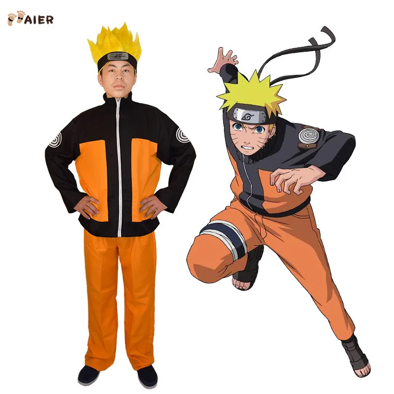 
Halloween Cosplay Akatsuki Naruto Cosplay Costume Japanese Anime Style With Headband 