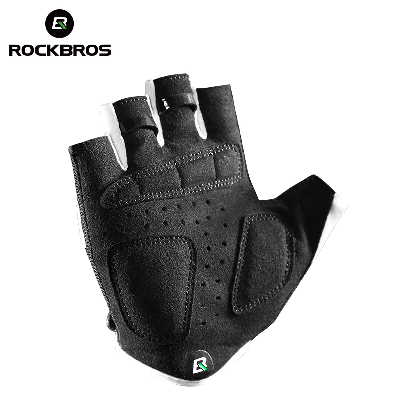 

ROCKBROS S145 Summer Shockproof Breathable Gel Pad Half Finger Riding Bike Gloves Accesorios para bicicletas Kids Cycling Gloves, Black