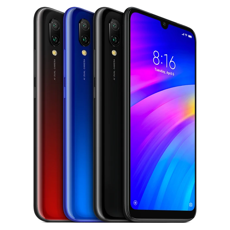 
Cheapest Global Version Xiaomi Redmi 7 3GB 64GB Mobile Phone Snapdragon 632 Octa Core 4000mAh 6.26inch Dual Cameras 