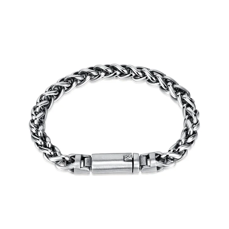 

Wholesale unisex jewelry stainless steel wheat chain bracelets jewelry