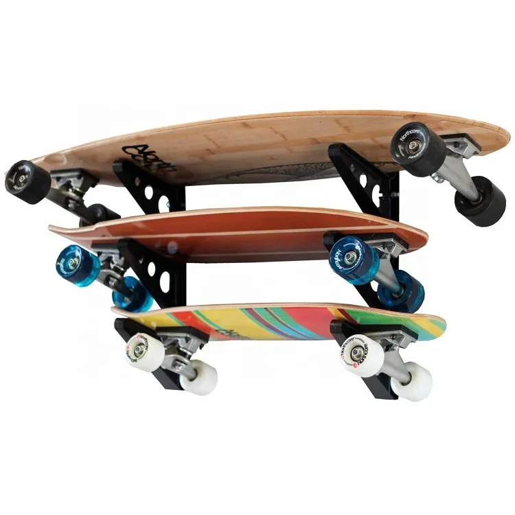 

6 pcs Skateboard Parts Wall mounted Rack longboard Skateboard Rack Hanger