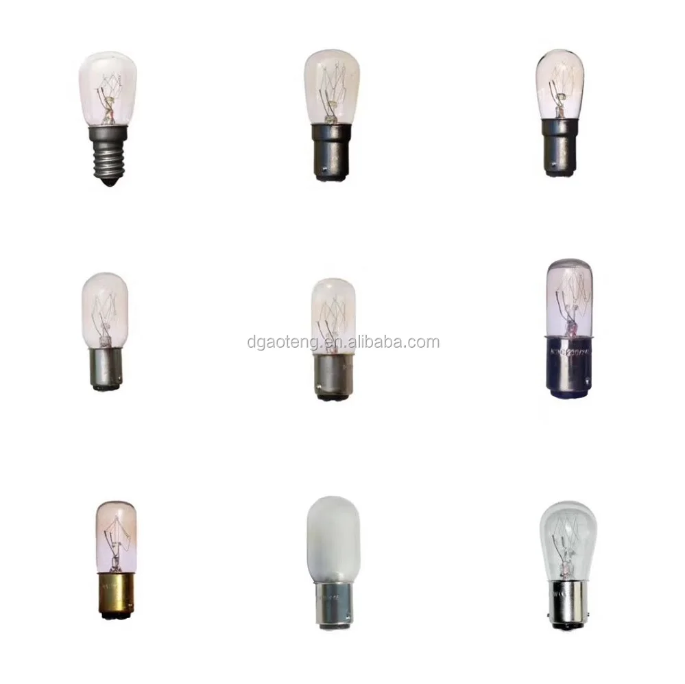 E14塩ランプ電球t16x45mmミニチュア白熱ランプインジケータ電球220/260v6/10w - Buy 塩ランプ用電球、120v 15w