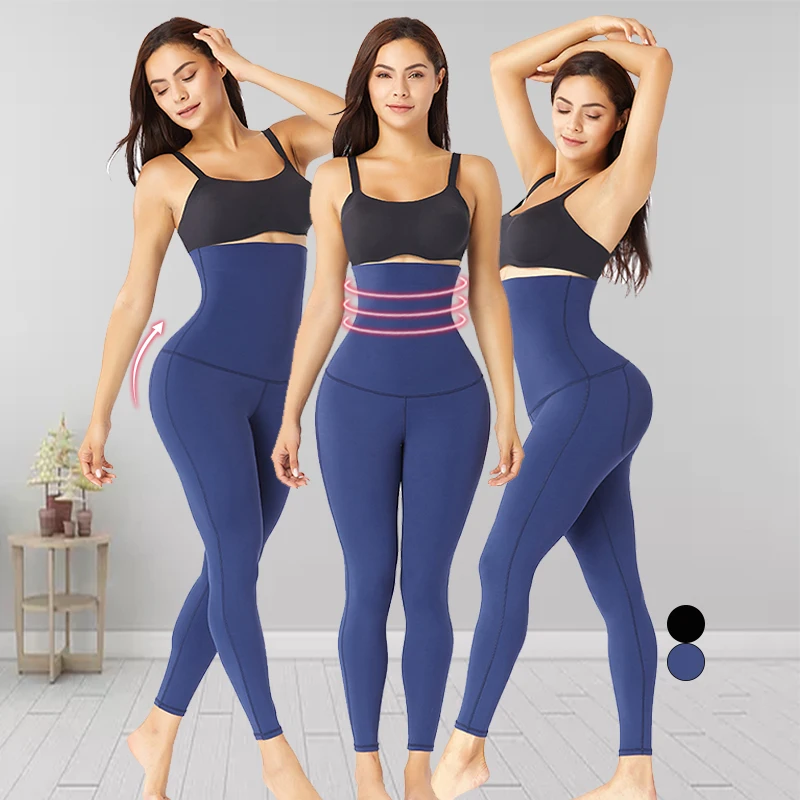 

private label 2 in1 Extra high Waisted butt lifter tummy control shapewear women body shaper bodysuits for women