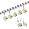 Curtain Accessories 12 Pcs stainless steel shower curtain hook for bath curtain