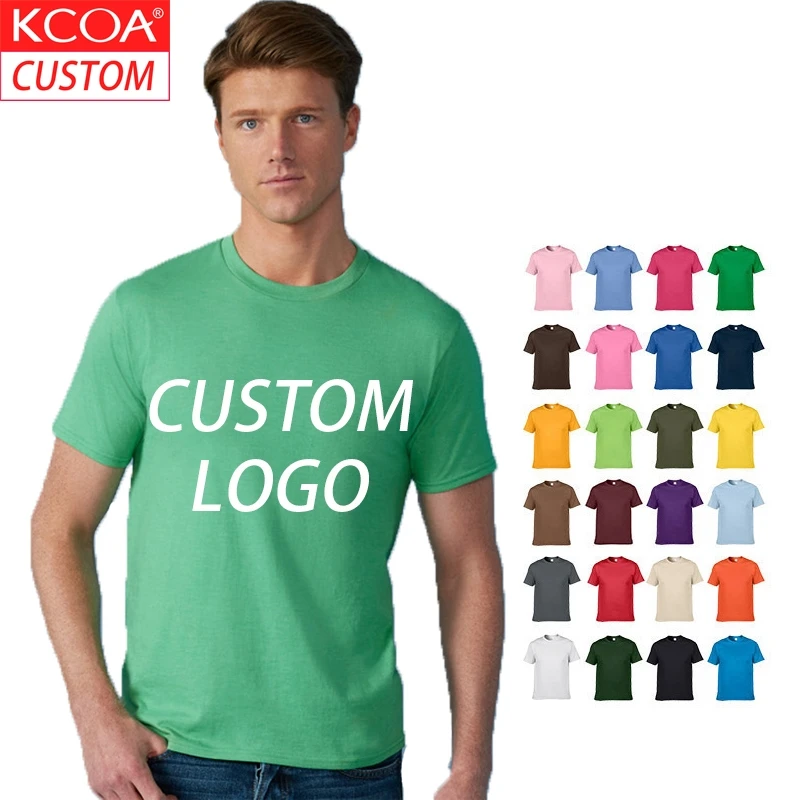 

Blank 100% Cotton Men's T-shirts O-neck Custom Soft T Shirt With Custom Printing