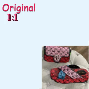 

Designer handbags famous brands gocco purse and slipper set women slides and handbag sets hand bags luxury sandals bag set