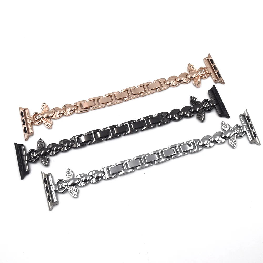 

Luxury Slim Design Stainless Steel Metal Watch Strap for Apple Watch