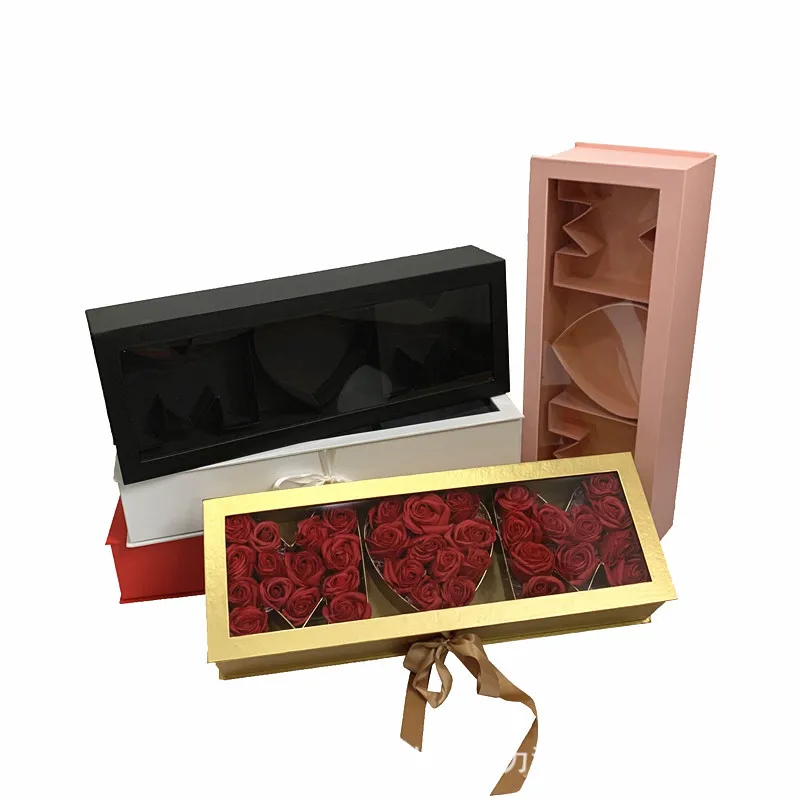 

Opening Window Mother's Day Mother's Letter Combination Flower Gift Box Flower Box
