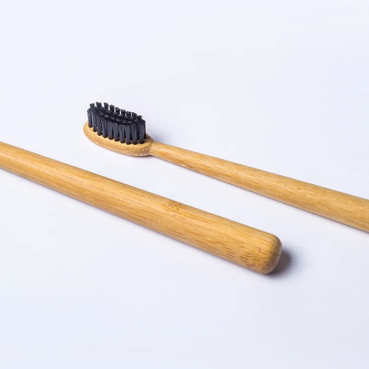 

Black nylon toothbrush bamboo charcoal toothbrush