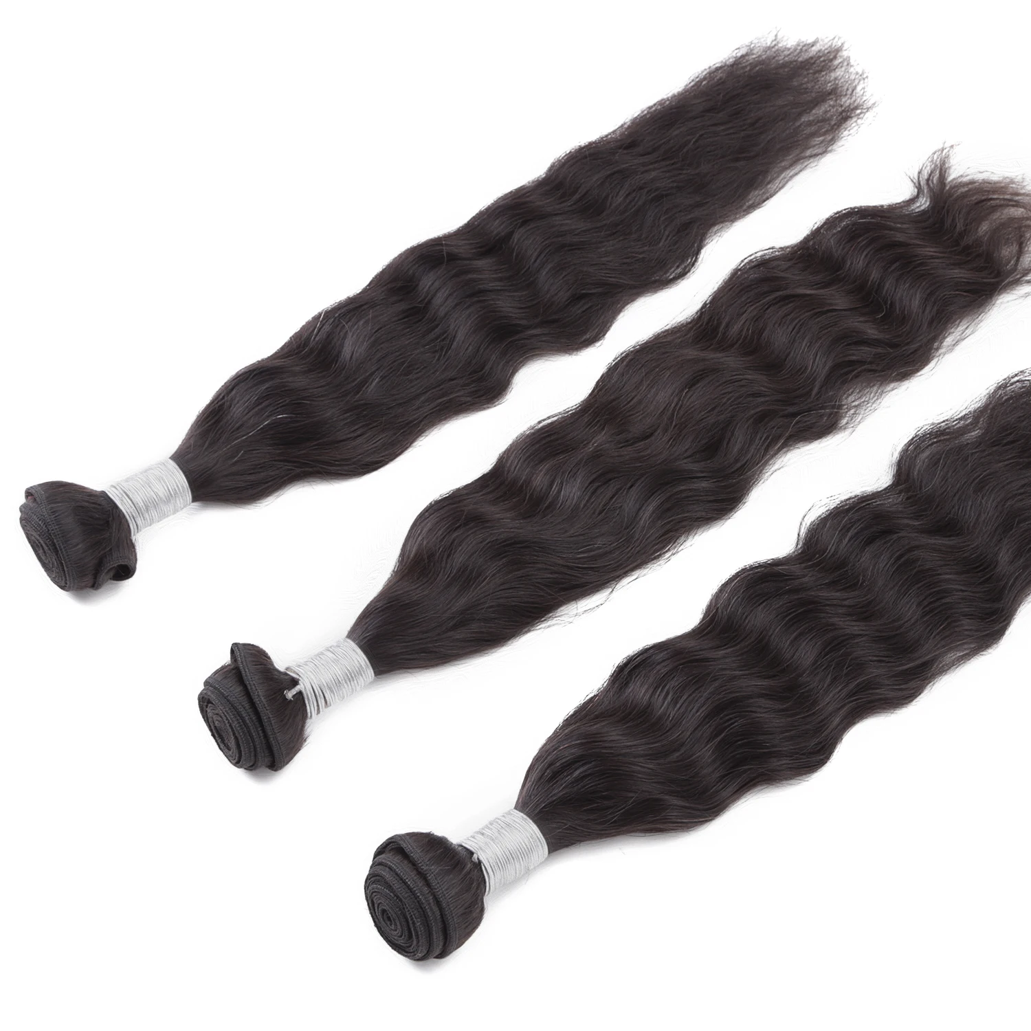 

Free Sample 8" Virgin Peruvian Hair Bundle Natural Wave Raw Hair Black Human Hair Bundle